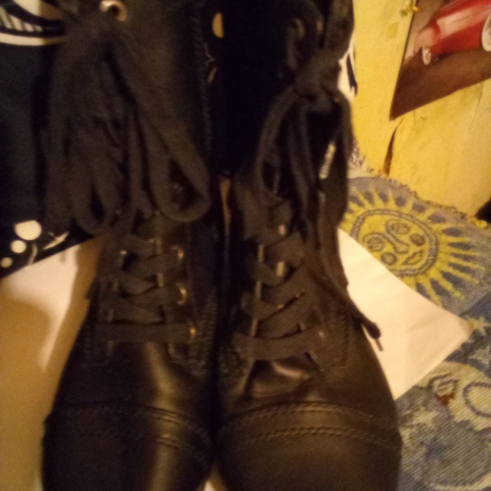Time and TRU Black Boots